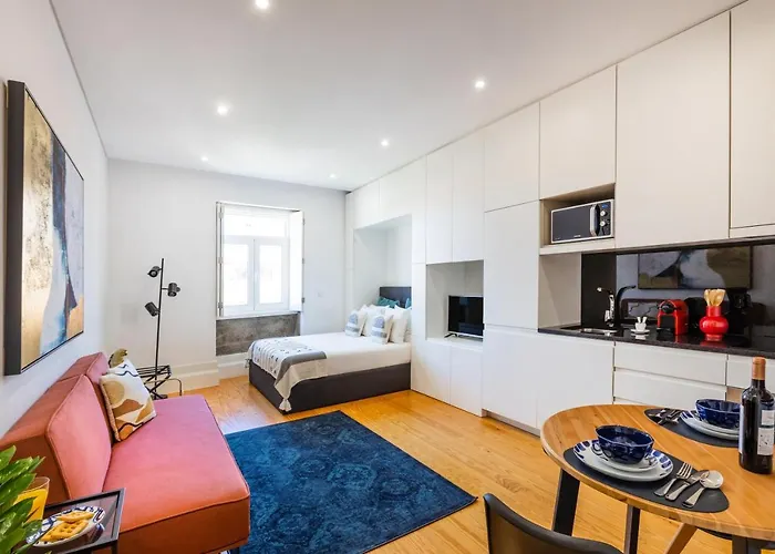 Stylish Studio W/ Ac | Central Porto * 波尔图