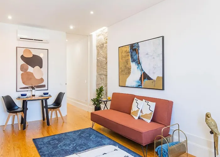 Stylish Studio W/ Ac | Central Porto *