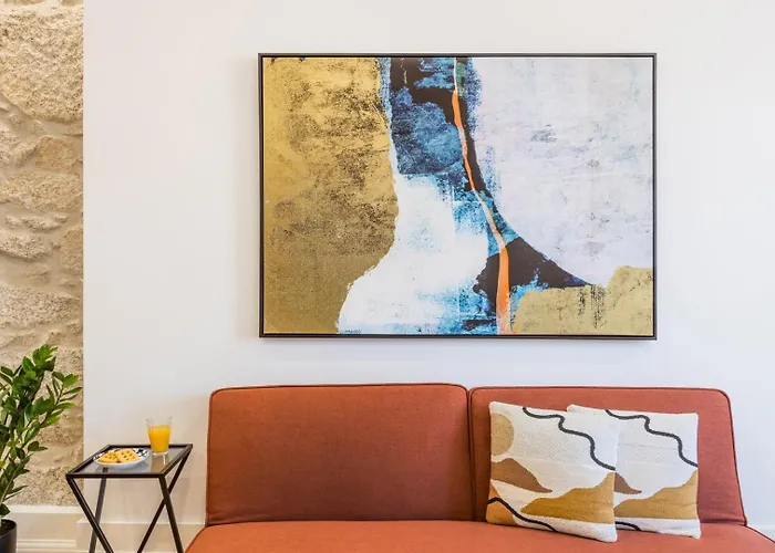 公寓 Stylish Studio W/ Ac | Central Porto