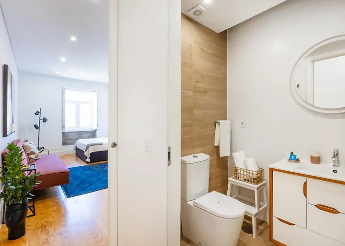 Stylish Studio W/ Ac | Central Porto *